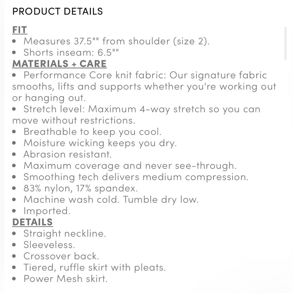 Torrid NWT Performance Core Mesh Ruffle Active Dr… - image 8